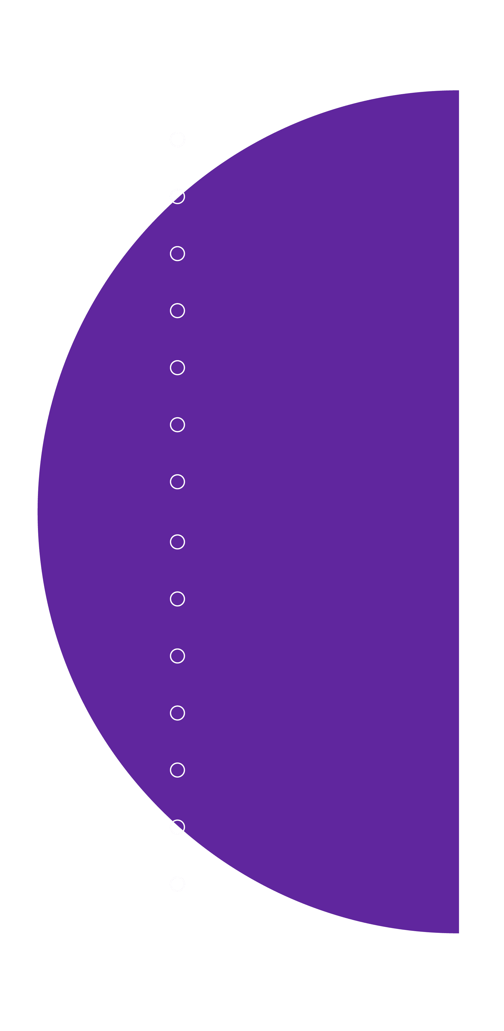 Purple Group Semi Circle Graphic